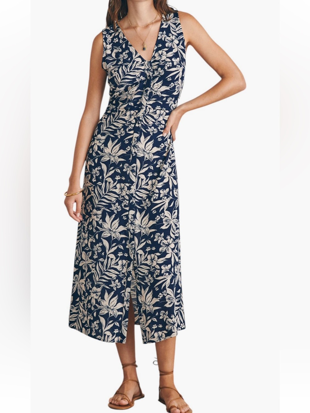 Faherty Siena Midi Dress